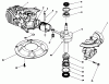 Rasenmäher 22035 - Toro Walk-Behind Mower (SN: 9000001 - 9006453) (1989) Ersatzteile ENGINE ASSEMBLY MODEL NO. 47PJ8 #1