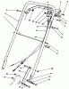 Rasenmäher 22035 - Toro Walk-Behind Mower (SN: 9000001 - 9006453) (1989) Ersatzteile HANDLE ASSEMBLY (MODEL 22035)