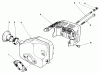 Rasenmäher 22035C - Toro Walk-Behind Mower (SN: 8000001 - 8999999) (1988) Ersatzteile MUFFLER ASSEMBLY (MODEL NO. 47PH7)