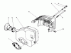 Rasenmäher 22035C - Toro Walk-Behind Mower (SN: 9000001 - 9999999) (1989) Ersatzteile MUFFLER ASSEMBLY (MODEL NO. 47PJ8)