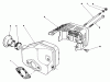Rasenmäher 22036 - Toro Walk-Behind Mower (SN: 1000001 - 1999999) (1991) Ersatzteile MUFFLER ASSEMBLY (MODEL NO. 47PL0-3)