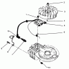 Rasenmäher 22037B - Toro ProLine 21" Recycler Mower (SN: 49000001 - 49999999) (1994) Ersatzteile IGNITION ASSEMBLY (MODEL NO. 47PP3-3)