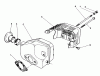 Rasenmäher 22040 - Toro Walk-Behind Mower (SN: 3900001 - 3999999) (1993) Ersatzteile MUFFLER ASSEMBLY (MODEL NO. 47PN2-3)