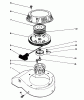 Rasenmäher 22040 - Toro Walk-Behind Mower (SN: 3900001 - 3999999) (1993) Ersatzteile RECOIL ASSEMBLY (MODEL NO. 47PN2-3)