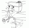 Rasenmäher 22040 - Toro Walk-Behind Mower (SN: 5900001 - 5999999) (1995) Ersatzteile GAS TANK ASSEMBLY