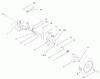 Rasenmäher 22043 - Toro Recycler Mower (SN: 230000001 - 230999999) (2003) Ersatzteile GEAR CASE AND REAR WHEEL ASSEMBLY