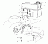 Rasenmäher 22043 - Toro Recycler Mower (SN: 9900001 - 9999999) (1999) Ersatzteile GAS TANK ASSEMBLY