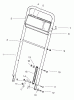 Rasenmäher 22043 - Toro Recycler Mower (SN: 9900001 - 9999999) (1999) Ersatzteile HANDLE ASSEMBLY