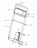 Rasenmäher 22043 - Toro Walk-Behind Mower (SN: 3900965-3999999) (1993) Ersatzteile HANDLE ASSEMBLY