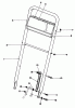 Rasenmäher 22151 - Toro Walk-Behind Mower (SN: 3900001 - 3900855) (1993) Ersatzteile HANDLE ASSEMBLY