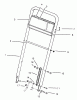 Rasenmäher 22154B - Toro Walk-Behind Mower (SN: 6900001 - 6999999) (1996) Ersatzteile HANDLE ASSEMBLY
