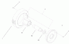 Rasenmäher 22161 - Toro Recycler Mower (SN: 210000001 - 210999999) (2001) Ersatzteile FRONT WHEEL & TIRE ASSEMBLY NO. 53-7720