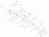 Rasenmäher 22162 - Toro Recycler Mower (SN: 9900001 - 9999999) (1999) Ersatzteile GEAR CASE & REAR WHEEL ASSEMBLY