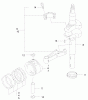 Rasenmäher 22170 - Toro Recycler Mower (SN: 200000001 - 200999999) (2000) Ersatzteile PISTON/CRANKSHAFT