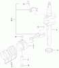 Rasenmäher 22170 - Toro Recycler Mower (SN: 220000001 - 220999999) (2002) Ersatzteile PISTON/CRANKSHAFT ASSEMBLY