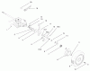 Rasenmäher 22172 - Toro Recycler Mower (SN: 210000001 - 210999999) (2001) Ersatzteile GEAR CASE AND REAR WHEEL ASSEMBLY