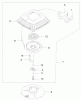 Rasenmäher 22172 - Toro Recycler Mower (SN: 210000001 - 210999999) (2001) Ersatzteile RECOIL STARTER ASSEMBLY