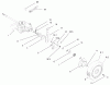 Rasenmäher 22176 - Toro 21" Heavy-Duty Recycler Mower (SN: 240000001 - 240999999) (2004) Ersatzteile GEARCASE AND REAR WHEEL ASSEMBLY
