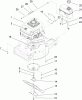 Rasenmäher 22176TE - Toro 53cm Heavy-Duty Recycler Mower (SN: 250000001 - 250999999) (2005) Ersatzteile ENGINE, FUEL TANK AND BLADE ASSEMBLY