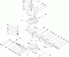 Rasenmäher 22176TE - Toro 53cm Heavy-Duty Recycler Mower (SN: 270000001 - 270999999) (2007) Ersatzteile GEAR CASE ASSEMBLY NO. 74-1861