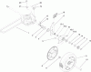 Rasenmäher 22177TE - Toro 53cm Heavy-Duty Recycler Mower (SN: 260001051 - 260999999) (2006) Ersatzteile REAR DRIVE AND WHEEL ASSEMBLY