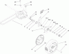 Rasenmäher 22177TE - Toro 53cm Heavy-Duty Recycler Mower (SN: 270000001 - 270999999) (2007) Ersatzteile REAR DRIVE AND WHEEL ASSEMBLY