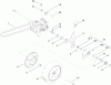 Rasenmäher 22189TE - Toro 53cm Heavy-Duty Rear Bagger Lawn Mower (SN: 310000001 - 310999999) (2010) Ersatzteile HEIGHT-OF-CUT AND REAR WHEEL ASSEMBLY