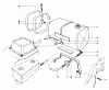 Rasenmäher 22510 - Toro Walk-Behind Mower (SN: 7000001 - 7999999) (1987) Ersatzteile GAS TANK ASSEMBLY