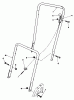 Rasenmäher 22510 - Toro Walk-Behind Mower (SN: 7000001 - 7999999) (1987) Ersatzteile HANDLE ASSEMBLY