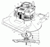 Rasenmäher 22525 - Toro Walk-Behind Mower (SN: 7000001 - 7999999) (1987) Ersatzteile ENGINE ASSEMBLY (MODEL NO. 22525)