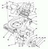 Rasenmäher 22581 - Toro Walk-Behind Mower (SN: 1000001 - 1999999) (1991) Ersatzteile HOUSING & WHEEL ASSEMBLY