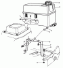 Rasenmäher 22621 - Toro Walk-Behind Mower (SN: 1000001 - 1999999) (1991) Ersatzteile GAS TANK ASSEMBLY