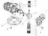 Rasenmäher 22700C - Toro Walk-Behind Mower (SN: 8000001 - 8999999) (1988) Ersatzteile ENGINE ASSEMBLY MODEL NO. 47PH7 #1