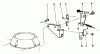 Rasenmäher 22685 - Toro Walk-Behind Mower (SN: 0000001 - 0999999) (1990) Ersatzteile BRAKE ASSEMBLY