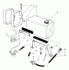 Rasenmäher 22700 - Toro Walk-Behind Mower (SN: 1000001 - 1999999) (1991) Ersatzteile GAS TANK ASSEMBLY