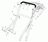Rasenmäher 22700 - Toro Walk-Behind Mower (SN: 1000001 - 1999999) (1991) Ersatzteile HANDLE ASSEMBLY