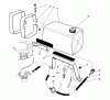 Rasenmäher 22700B - Toro Walk-Behind Mower (SN: 39000001 - 39999999) (1993) Ersatzteile GAS TANK ASSEMBLY