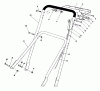 Rasenmäher 22700B - Toro Walk-Behind Mower (SN: 39000001 - 39999999) (1993) Ersatzteile HANDLE ASSEMBLY