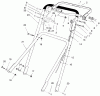 Rasenmäher 22701B - Toro Walk-Behind Mower (SN: 69000001 - 69999999) (1996) Ersatzteile HANDLE ASSEMBLY