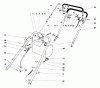 Rasenmäher 23000 - Toro Whirlwind Walk-Behind Mower (SN: 9000001 - 9999999) (1969) Ersatzteile HANDLE ASSEMBLY S. P. MODEL