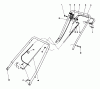 Rasenmäher 23158 - Toro Walk-Behind Mower (SN: 0000001 - 0999999) (1980) Ersatzteile HANDLE ASSEMBLY