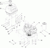 Rasenmäher für Großflächen 30161 - Toro Mid-Size ProLine Mower, T-Bar, Gear Drive, 13 HP, 36" Side Discharge Deck (SN: 240000001 - 240999999) (2004) Ersatzteile ENGINE AND FUEL SYSTEM ASSEMBLY