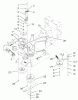 Rasenmäher für Großflächen 30329 - Toro Mid-Size ProLine Mower, Gear Drive, 15 hp, 36" Side Discharge Deck (SN: 210000001 - 210999999) (2001) Ersatzteile SPINDLES, PULLEYS AND BELTS ASSEMBLY