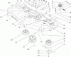 Rasenmäher für Großflächen 30342 - Toro Mid-Size ProLine Mower, T-Bar, Gear Drive, 17 HP, 52" Side Discharge Deck (SN: 260000001 - 260999999) (2006) Ersatzteile SPINDLE, PULLEY AND BELT ASSEMBLY