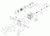 Rasenmäher für Großflächen 30441 - Toro Mid-Size ProLine Mower, Pistol Grip, Hydro Drive, 17 HP, 52" Side Discharge Deck (SN: 260000001 - 260999999) (2006) Ersatzteile HYDRAULIC PUMP ASSEMBLY NO. 106-5489