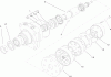 Rasenmäher für Großflächen 30441 - Toro Mid-Size ProLine Mower, Pistol Grip, Hydro Drive, 17 HP, 52" Side Discharge Deck (SN: 260000001 - 260999999) (2006) Ersatzteile HYDRAULIC WHEEL MOTOR ASSEMBLY NO. 104-1171