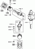 Rasenmäher für Großflächen 30518 - Toro Mid-Size ProLine Mower, Pistol Grip, Gear Drive, 13 HP, 32" Side Discharge Deck (SN: 240000001 - 240999999) (2004) Ersatzteile PISTON AND CRANKSHAFT ASSEMBLY KAWASAKI FH381V-AS25