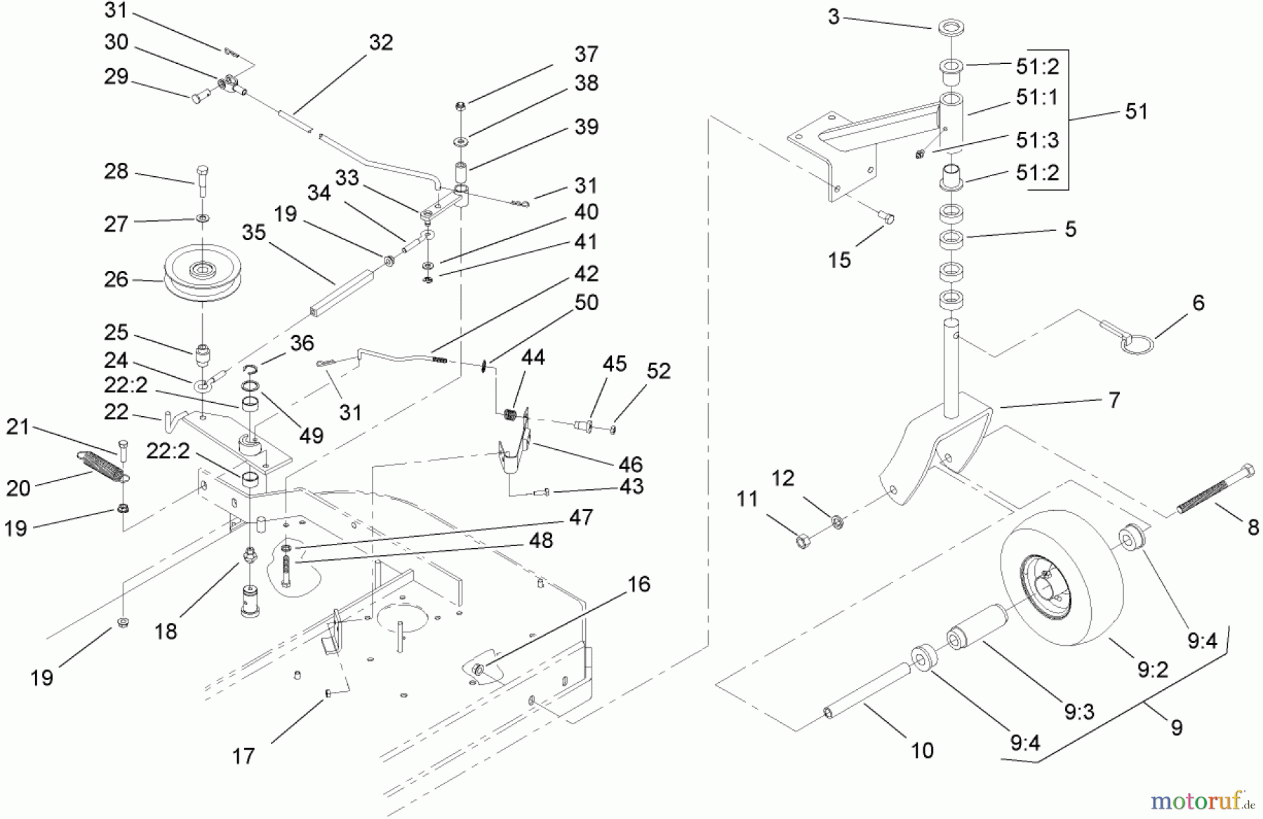  Rasenmäher für Großflächen 30518 - Toro Mid-Size ProLine Mower, Pistol Grip, Gear Drive, 13 HP, 32