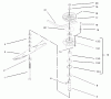 Rasenmäher für Großflächen 30519 - Toro Mid-Size ProLine Mower, Pistol Grip, Gear Drive, 13 HP, 36" Side Discharge Deck (SN: 240000001 - 240999999) (2004) Ersatzteile SPINDLE ASSEMBLY