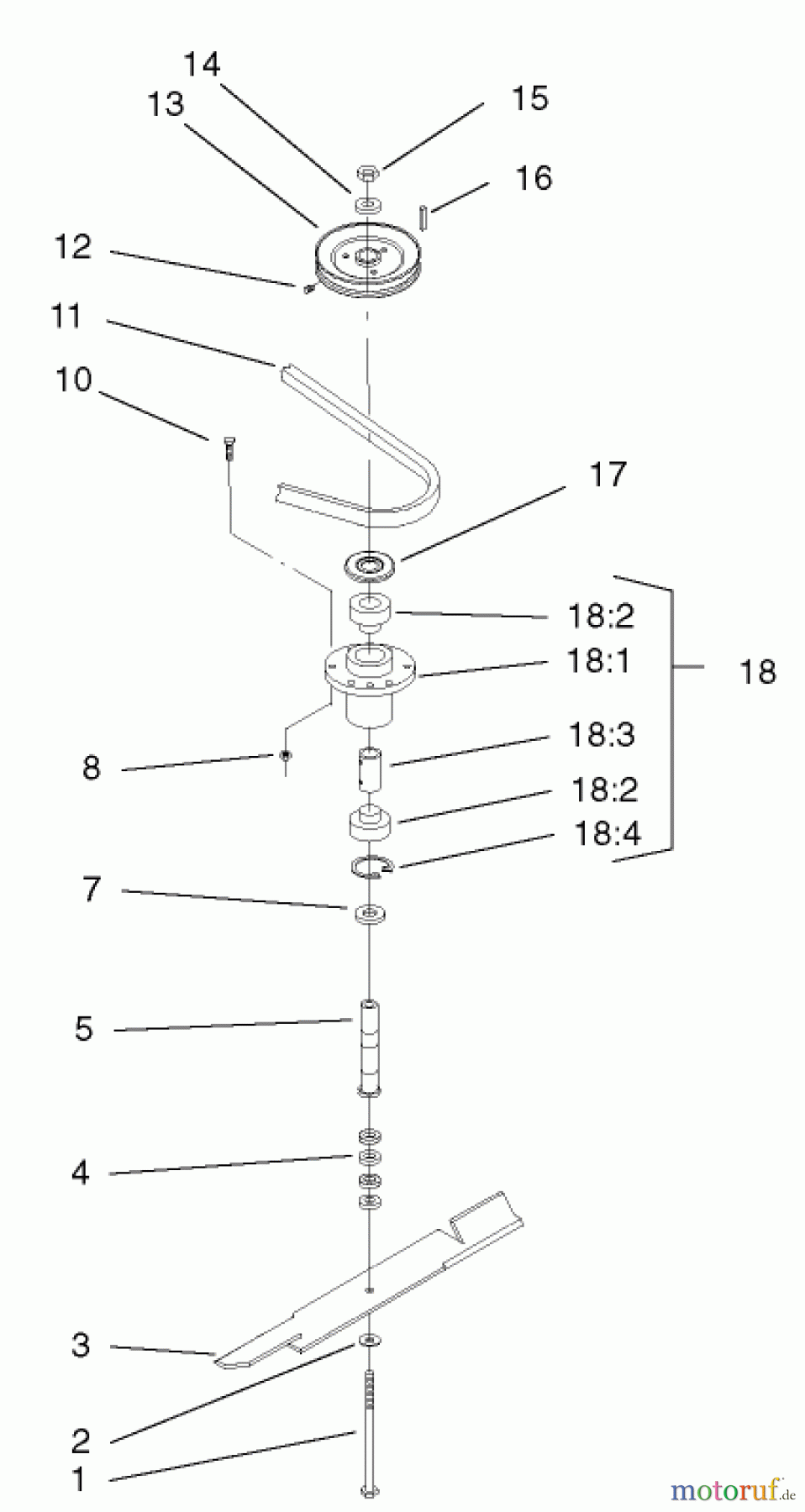  Rasenmäher für Großflächen 30526 - Toro Mid-Size ProLine Mower, Pistol Grip, Hydro Drive, 15 hp, 48